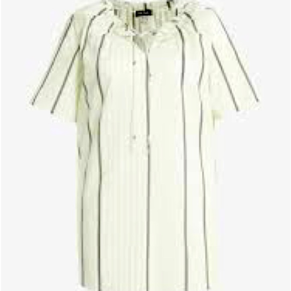 ULLA POPKEN Striped Cotton Tunic